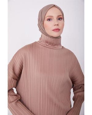 Armine Langarmbluse Armine Bluse, Premium Qualität, Zweifarbig Oberteile, Mans - Pink