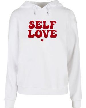 Merchcode Kapuzenpullover Ladies Wording - Weiß