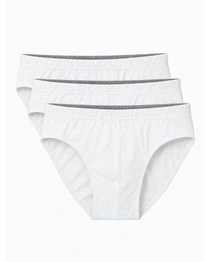 Ascot Slip Aus Baumwolle - Weiß