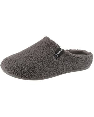 Verbenas Pantoffel Homeslipper, Wohlfühlschuh, Hausschuh Mit Label - Schwarz