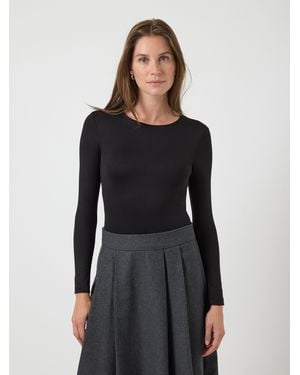 Y.A.S Y.A. Langarmbody YASRUBY LS BODY S. NOOS - Schwarz