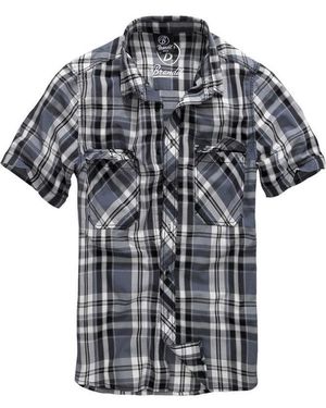 BRANDIT Langarmhemd Herren Roadstar Shirt (1-Tlg) - Schwarz