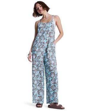 Roxy Jumpsuit Hibiscus Haze - Blau
