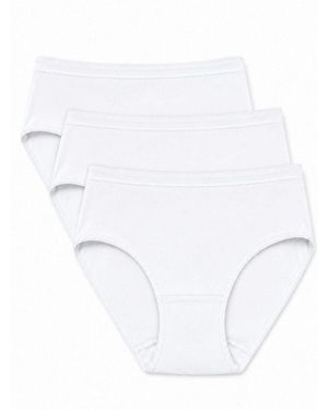 Ascot Jazz-Pants-Slip Aus Feinripp Qualität (3Er Pack) - Weiß