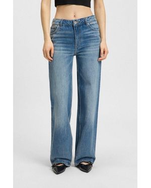 HUGO 5-Pocket-Jeans Gamala Mid Rise Im Baggy Fit - Blau