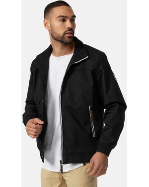 INDICODE Winterjacke Ivano mit Kragen & Reißverschluss - Schwarz