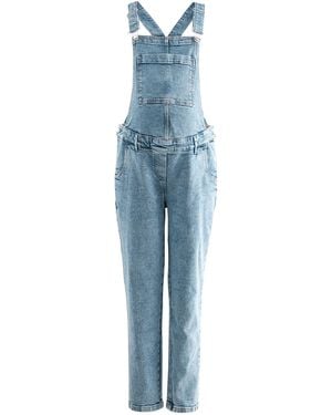 Next Umstandshose Denim-Latzhose, Umstandsmode (1-tlg) - Blau