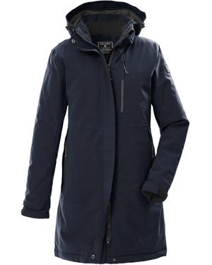 Killtec Parka KOW 220 WMN PRK Atmungsaktiver, wind- und wasserdichter Funktionsparka - Blau