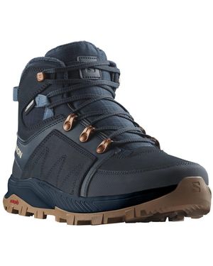 Salomon Outchill Thinsulate Clima Waterproof Wanderschuh Wasserdicht - Blau