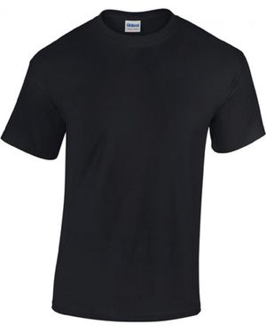 Gildan Rundhalsshirt Heavy Cotton T-Shirt - Schwarz