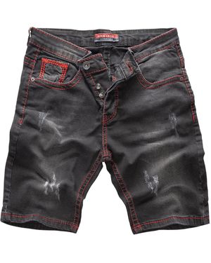 Rock Creek Jeansshorts Shorts Denim Schwarz RC-2129 - Grau