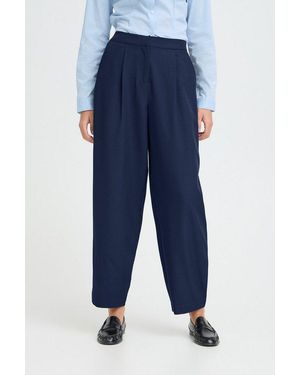 Ichi Stoffhose Hose Ihfava - Blau
