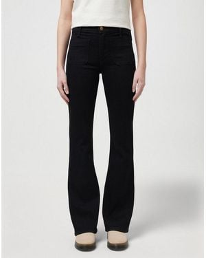 Wrangler Bootcut-Jeans Flare Im Retro-Design Mit Ausgestelltem Bein - Blau