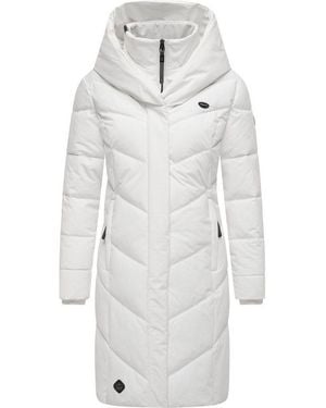 Ragwear Steppmantel Natalka Stylischer, Gesteppter Winterparka Mit Gefütterter Kapuze - Grau