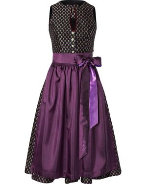 Wiesnkönig 2-in-1-Kleid Dirndl Karla (MIdi) - Schwarz