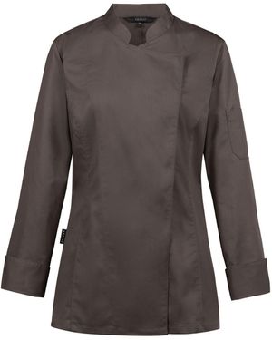 Greiff GASTRO-MODA Cuisine Kochjacke Regular-Fit Taupe - Grau