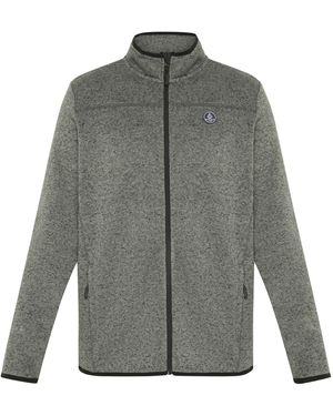 Navigator Fleecejacke im sportiven Segler-Design - Grau