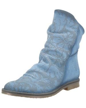 Felmini Stiefelette Leder Stiefelette - Blau
