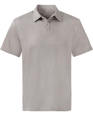 John Devin Poloshirt aus besonderer slub-yarn Qualität - Grau