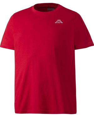 Kappa T-Shirt Aus Superweicher, Hautfreundlicher Baumwolle - Rot