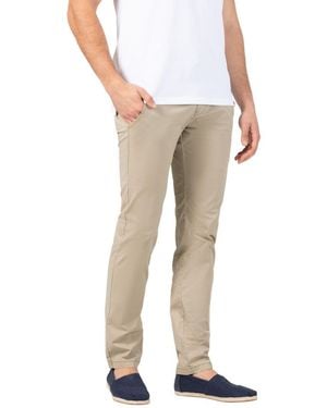 Timezone Chinohose SLIM JANNOTZ mit Stretch - Weiß