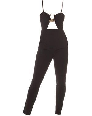 Koucla Overall Träger-Jumpsuit mit Cut-Out - Schwarz