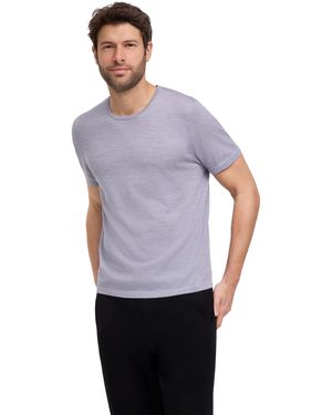 FALKE T-Shirt (1-tlg) aus Merinowolle - Lila
