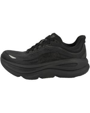 Hoka One One Bondi 9 Damen Laufschuh Sneaker, Turnschuhe, Sportschuhe, Running, Joggingschuhe - Schwarz