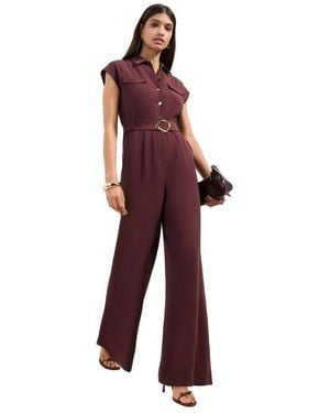 Friends Like These Jumpsuit Tailored Fit Jumpsuit, Regular (2-Tlg) - Rot