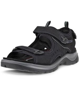 Ecco Offroad Trekkingsandale, Outdoorschuh, Sommerschuh, Freizeitsandale, Mit Klettverschlüssen - Schwarz