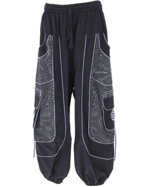 Guru-Shop Relaxhose Goahose - Grau