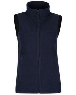 Regatta Fleeceweste Haber Fleece Weste Active-Stretch-Gewebe, Mit Anti-Fussel Struktur - Blau