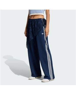 adidas Originals Stoffhose 2In1 Firebird Loose Trainingshose, Lace Skirt (1-Tlg) - Blau