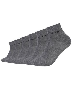 Marc O' Polo Kurzsocken 6Er Pack - Grau