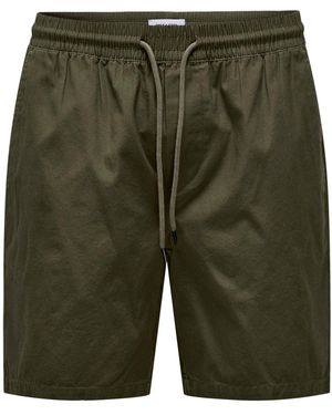 Only & Sons Shorts Tel (1-tlg) - Grün