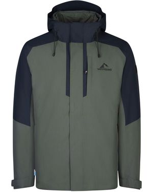 Westfjord 3-in-1-Funktionsjacke Skogafoss Wasserdicht - Grün
