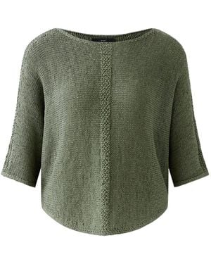 Ouí Wollpullover Pullover 6772 - Grün