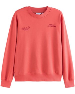 Next Sweater Grafik-Kapuzensweatshirt (1-tlg) - Rot
