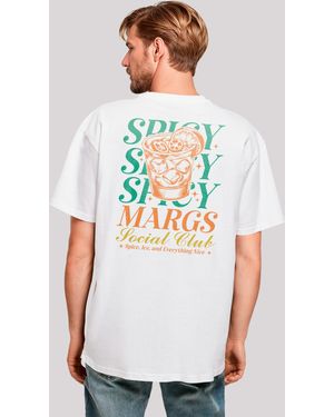 F4NT4STIC Shirt Spicy Margarita Social Club Premium Qualität - Weiß