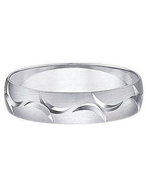 Firetti Schmuck Geschenk Hochzeit Ehering Trauring "Ich liebe Dich" - Grau