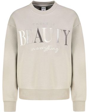 Sublevel Sweatshirt Pullover kuschelig weich Flauschig Sweater Crewneck XS-XXL - Weiß