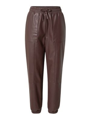 Guido Maria Kretschmer Stoffhose (1-tlg) Drapiert/gerafft - Braun