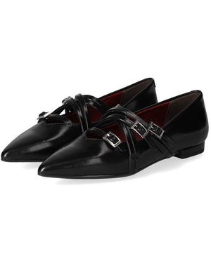 Tamaris Klassische Ballerinas 1-22160-45-001 Damen Synthetik Ballerina - Schwarz