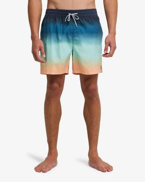 Billabong Badeshorts All Day Fade Lb Mit Seitentaschen, Aus Polyester - Blau