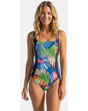 Sunflair Badeanzug Basic (1-St) Badeanzug - Blau