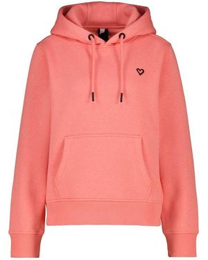 Alife & Kickin Kapuzensweatshirt Damen Sorgaak A Kapuzensweatshirt, Pullover Kapuzensweatshirt Mit Kängurutasche Und Kordelzug - Pink