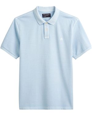 Marc O' Polo Poloshirt Basic T-Shirt - Blau