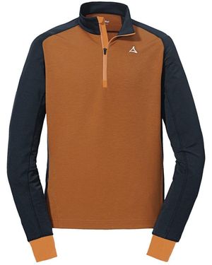 Schoeffel Langarmshirt Dirt Track Pullover, Sweatshirt, Pulli, Shirt, Longsleeve - Braun