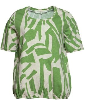 SER T- Neu eingetroffen! Shirt weiche Leinenstruktur W5250141 - Grün