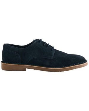 Next Desert Schuhe Aus Veloursleder Schnürschuh - Blau